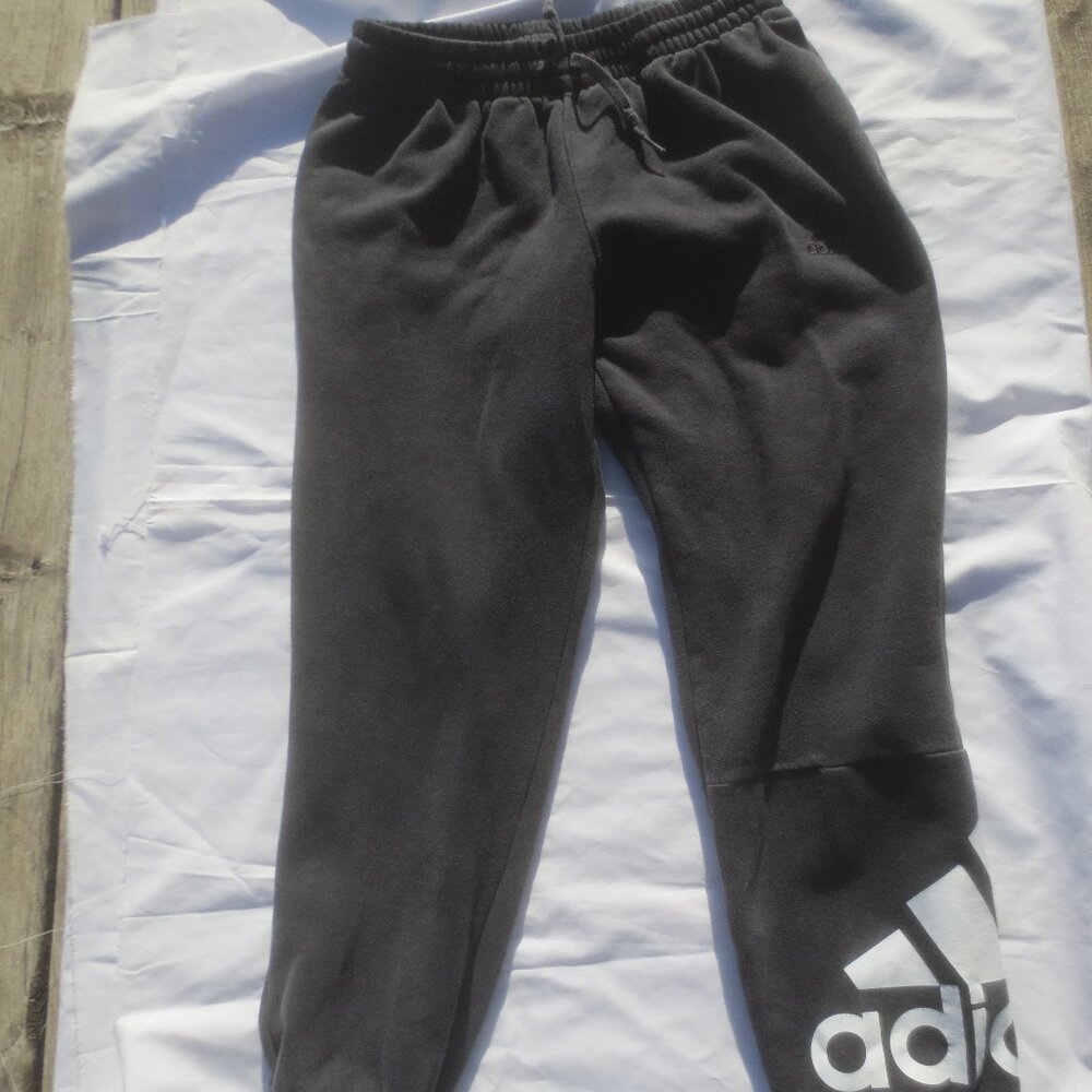Adidas Cotton Fleece Sweat Pants Track Pants - Size Medium.